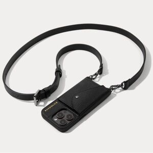 Bandolier Black Crossbody Phone Case
